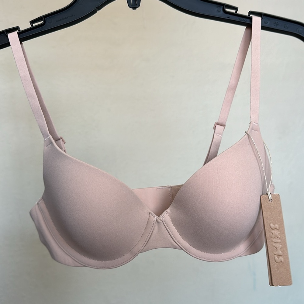Skims Fits Everybody T-shirt Demi Bra MICA‎ 34A NWT